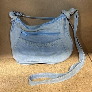 Denim crossbody purse